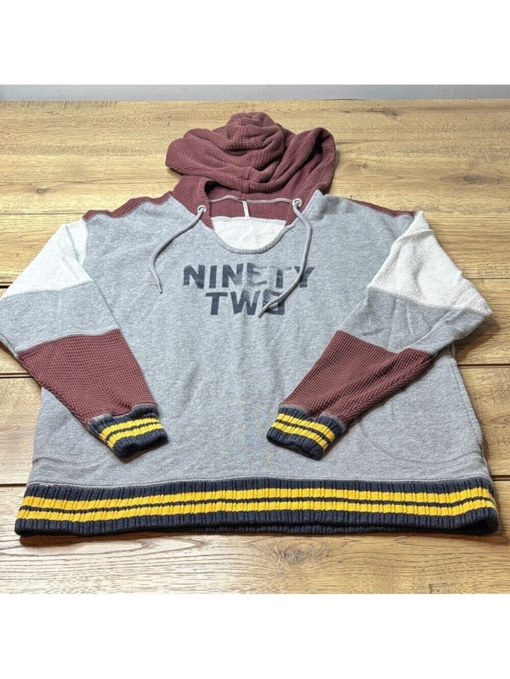 Women’s Free People Naomi 92 Oversized Hooded Sweatshirt Size Small